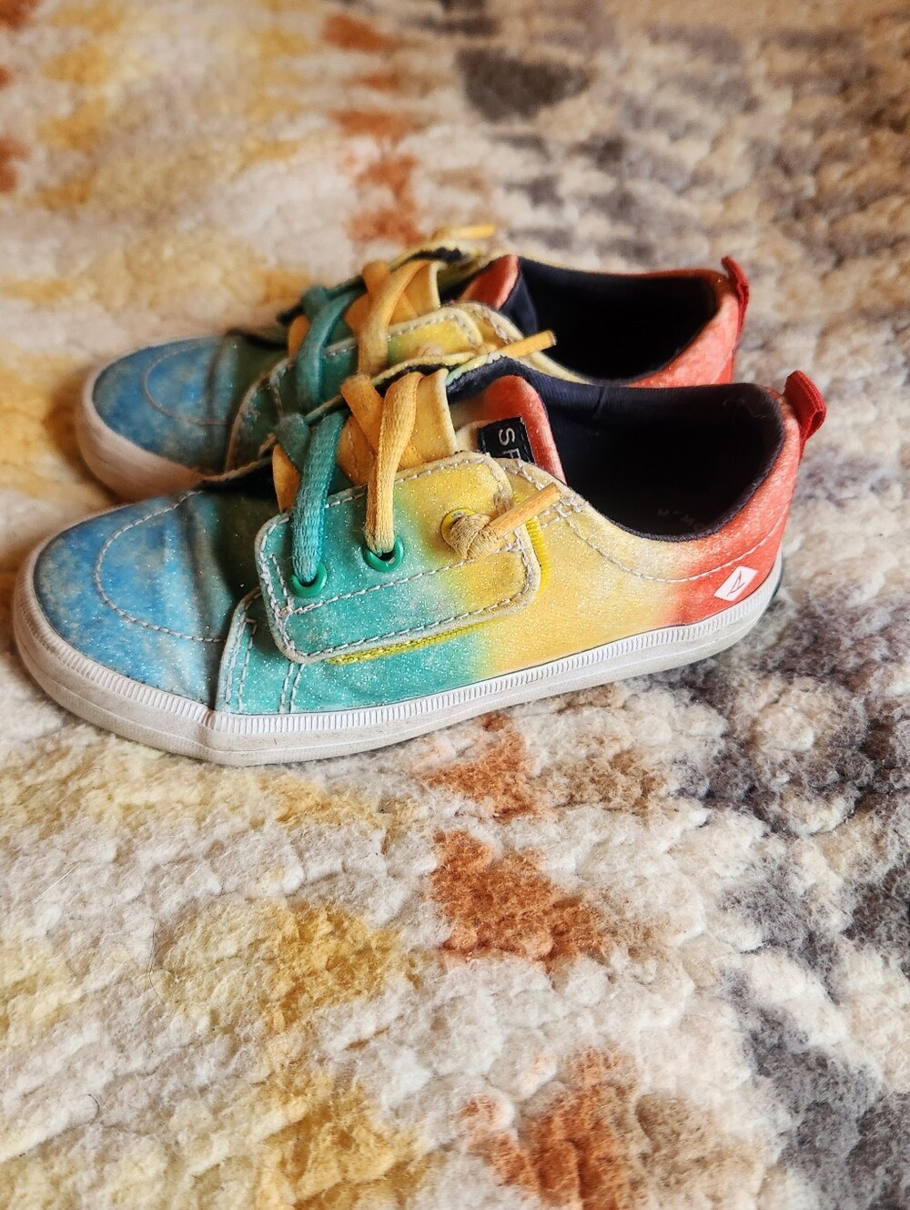 Sperry Rainbow Glitter Shoes